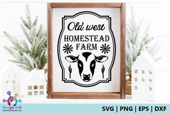Download Old West Homestead Farm Sign SVG - Farm sign Collection