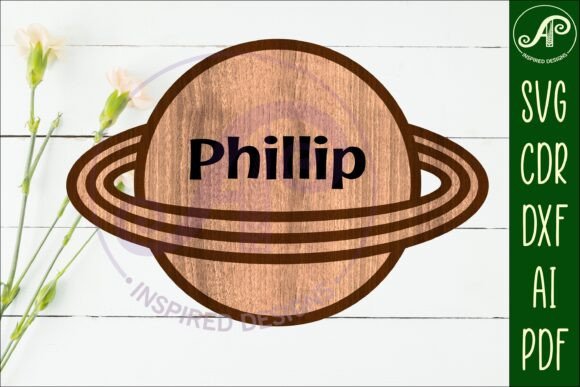 Download Planet Outline Two Layer Name Sign - Two layer name sign Collection