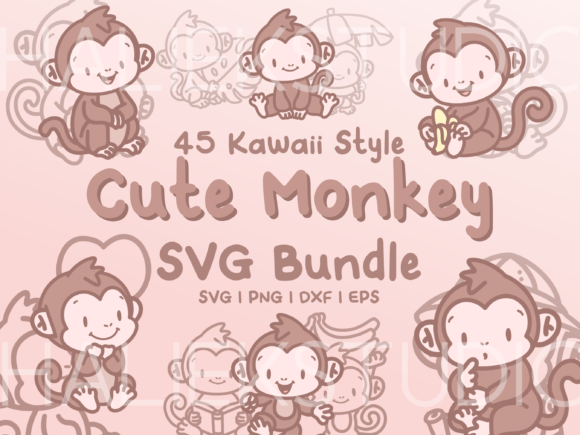 Download Monkey SVG Illustrations - Premium Resources
