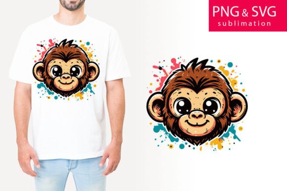 Download Monkey Svg,eps,png,clipart,sublimation - Premium Bundle