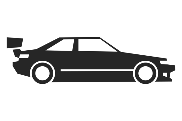 Download Race Car Black Icon. Modern Sport Auto - Race car Collection