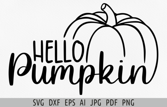 Download Hello Pumpkin Svg Hello Fall Svg for Cut - Pumpkin Collection