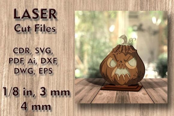 Download Halloween Pumpkin 3D Laser Cut Files - Pumpkin Collection