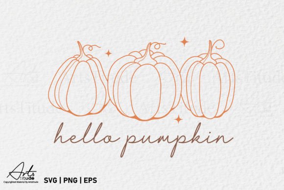 Download Fall Hello Pumpkin SVG PNG - Pumpkin Collection