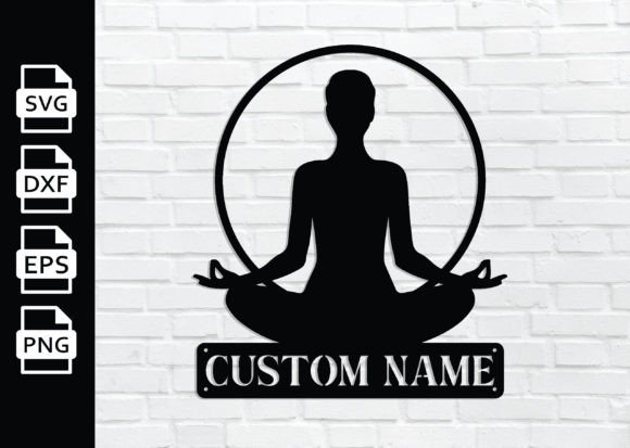 Download Yoga Female Name Sign Wall Art - Name sign wall art Collection